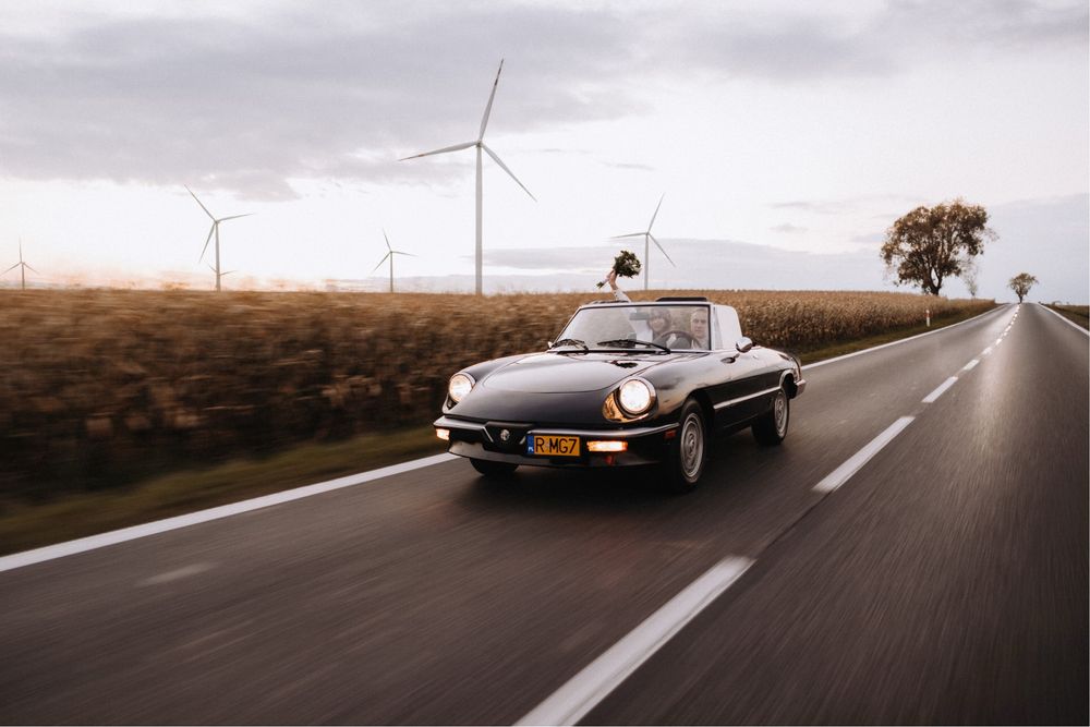 Alfa Romeo Spider na wesele. Wolne terminy!