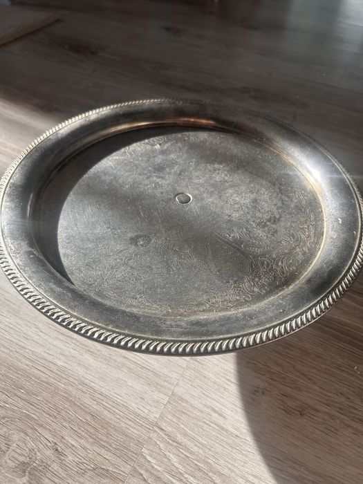 Posrebrzana  patera