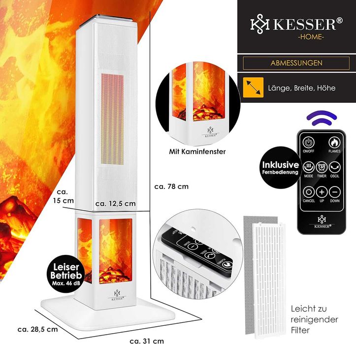 Grzejnik wieżowy / farelka / stojący  / podczerwień / na części !9589!