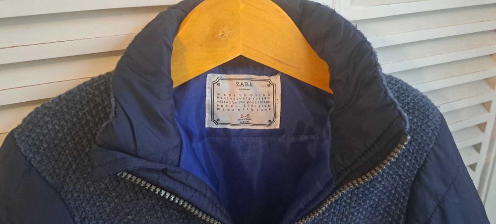 110 Zara elegancka i na codzień kurtka granat