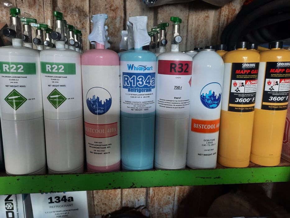 Фреон R410;134;507;32;22;290;404;600;407; Ринок Юність