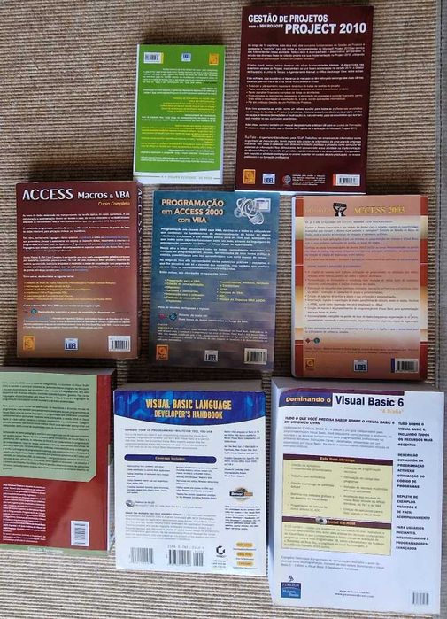 Livros Word Access Project Visual Basic
