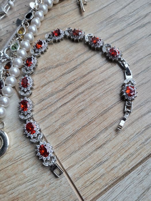 Piękna kobieca bransoletka 925