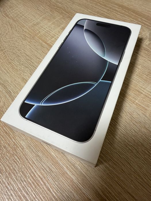ІДЕАЛ! Iphone 16 pro max 256GB white titanium АКБ 100% + ГАРАНТІЯ