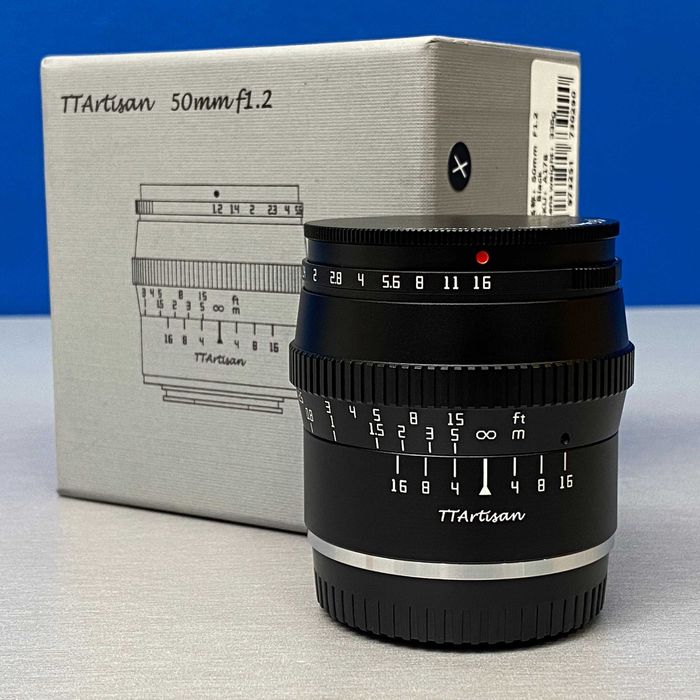 TTArtisan 50mm f/1.2 | Fujifilm | NOVA | 3 ANOS DE GARANTIA