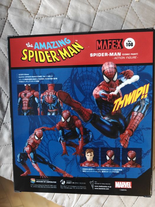 Spider-Man MAFEX 108 comic paint nowa figurka