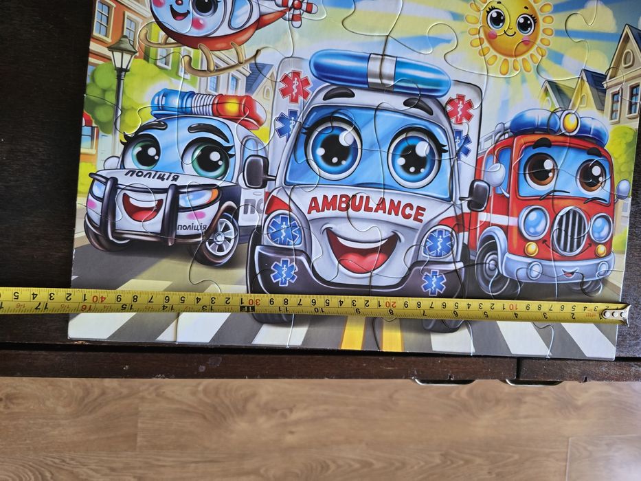 Пазли дитячі картонні