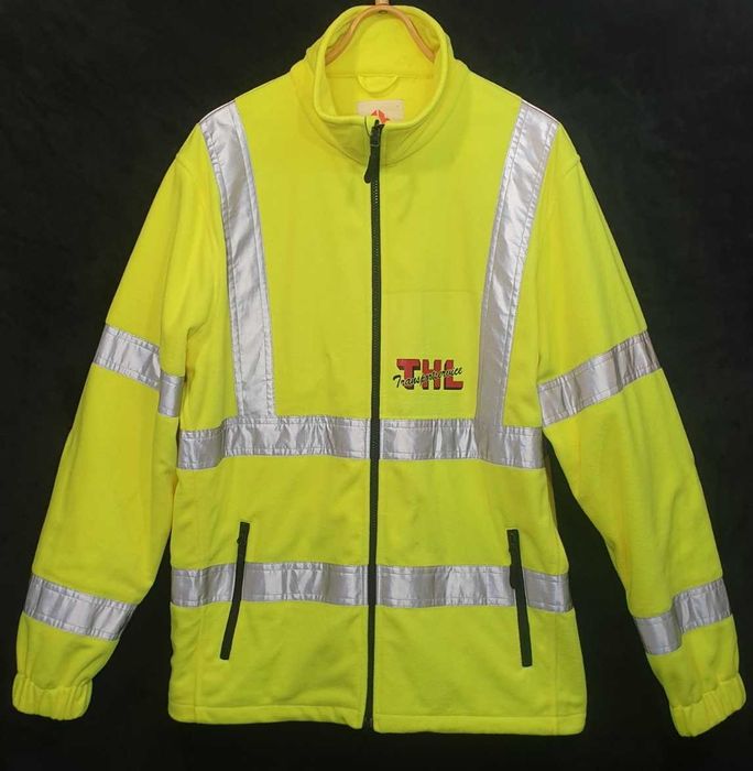 Куртка рабочая , сигнальная флисовая . L.BRADOR на рост 182-188 см .