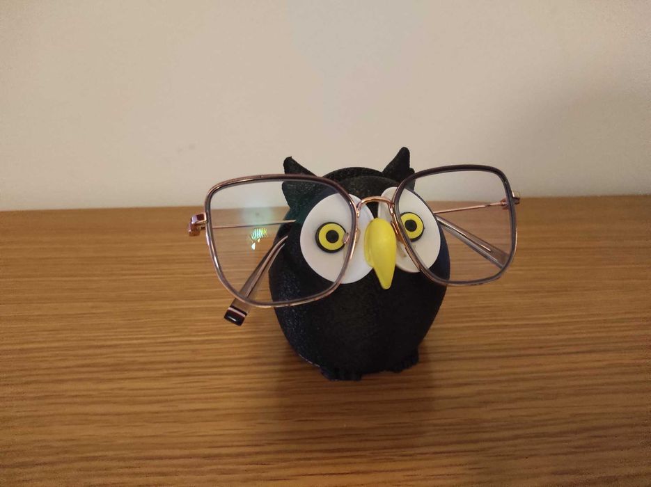 Suporte Original para Óculos – Design de Coruja