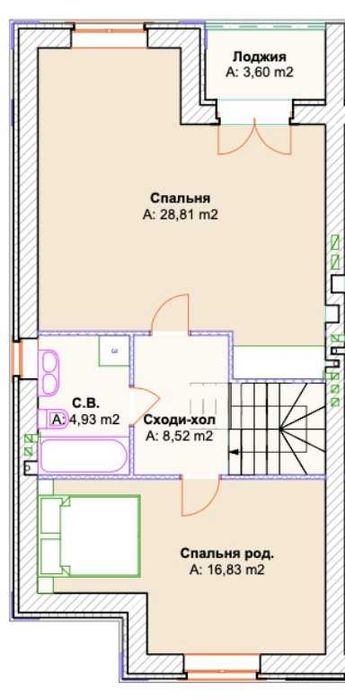 Просторний таунхаус в Лісовій Бучі