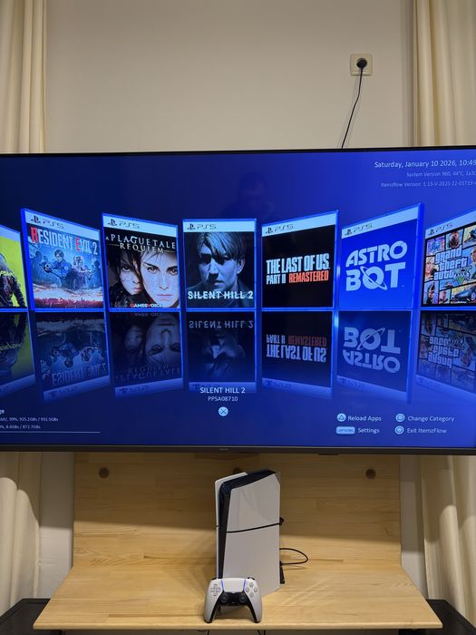 Нова PS5 Slim на 9.60 (hen)+ ігри