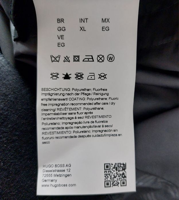 Hugo Boss nowa kurtka męska lekka r. XL