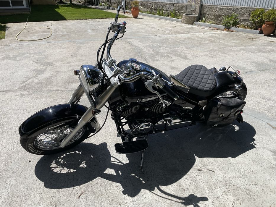 Kit banco, guarda lamas e alforges Yamaha Dragstar 650 - look bobber
