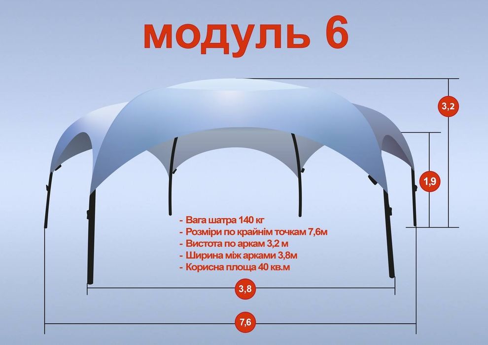 Продаж тент шатро модульне виготовлення продаж