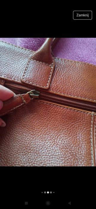 Skórzana torebka Picard