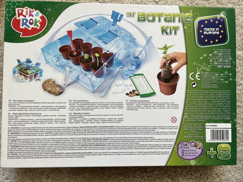 Теплиця дитяча для вирощувпння рослин, My Botanic Kit