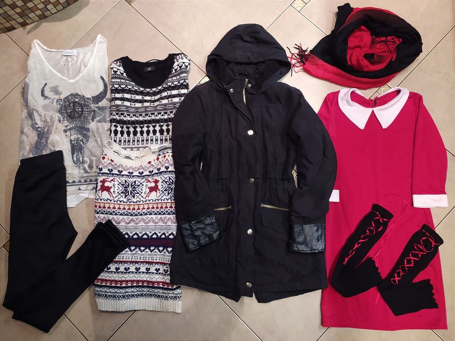Комплект осенней одежды на рост 158. Куртка, свитшоты
