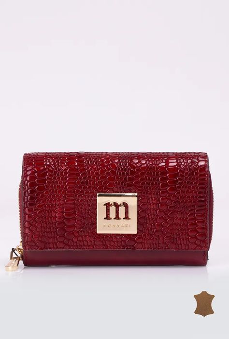 klasyczny średni portfel damski monnari