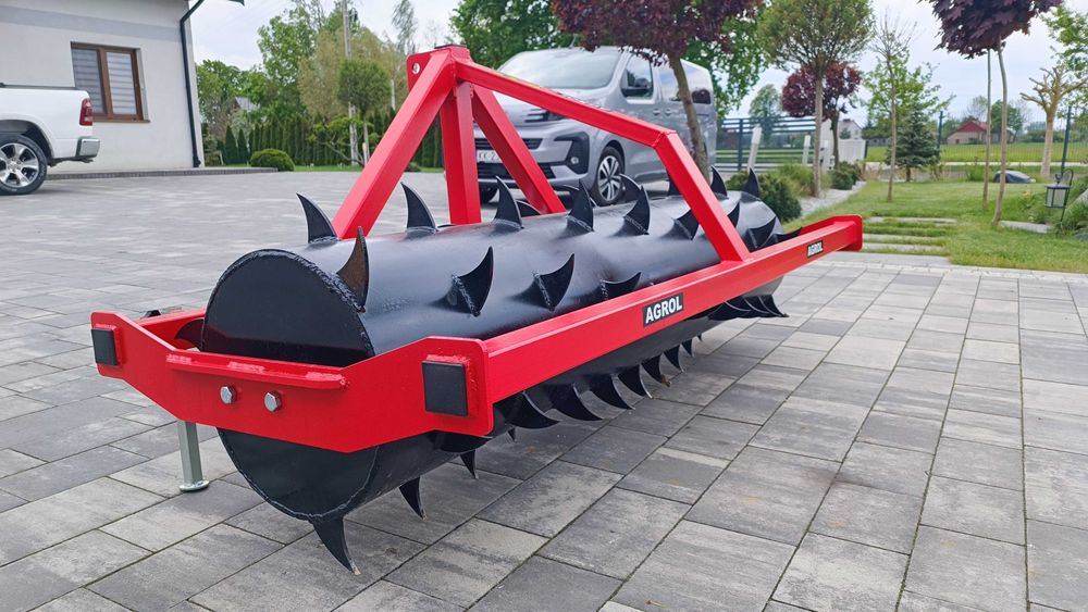 aerator wał zębaty 150 cm do łąk trawników i pól wał rolniczy na  tuz do c330 c360 szybka wysyłka