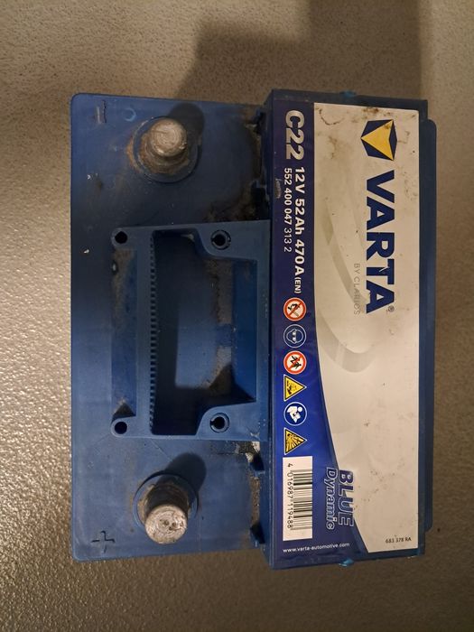 Akumulator samochodowy  VARTA C22 52Ah