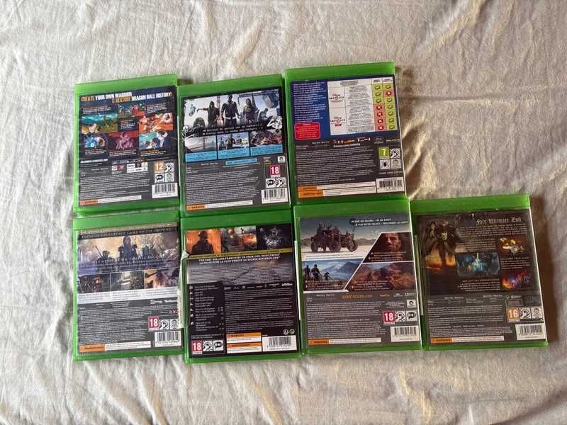 Microsoft Xbox one zestaw 7 gier w bdb stanie sprawne Xbox