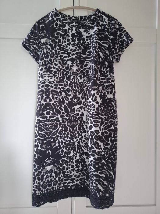 Sukienka mini H&M panterka roxm. S