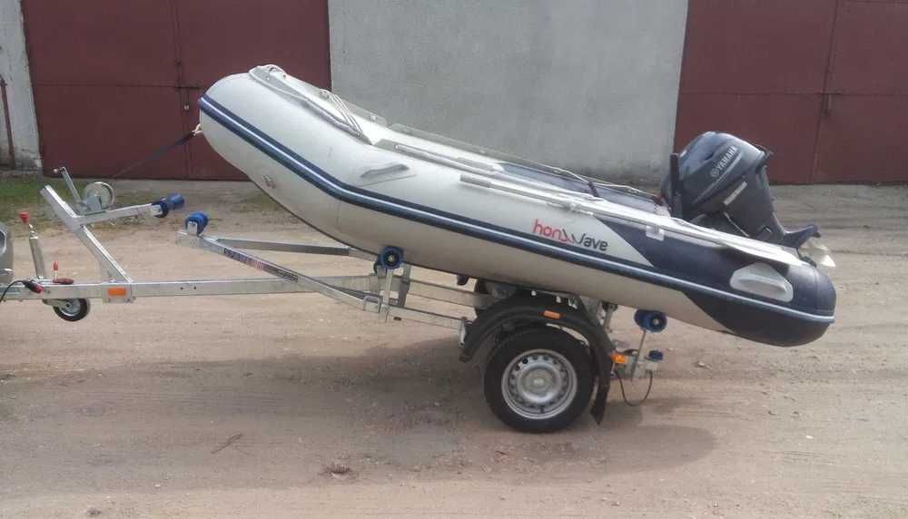 Przyczepa pod łodziowa uchylna do łodzi łódki do 4m Spawline producent