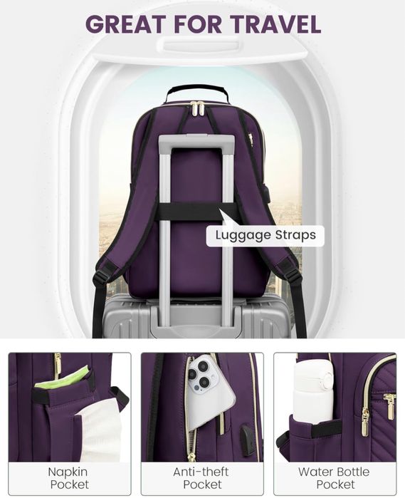 LOVEVOOK Plecak na laptopa Torebka dla kobiet