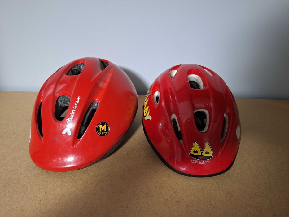 2 x Dziecięcy kask rowerowy