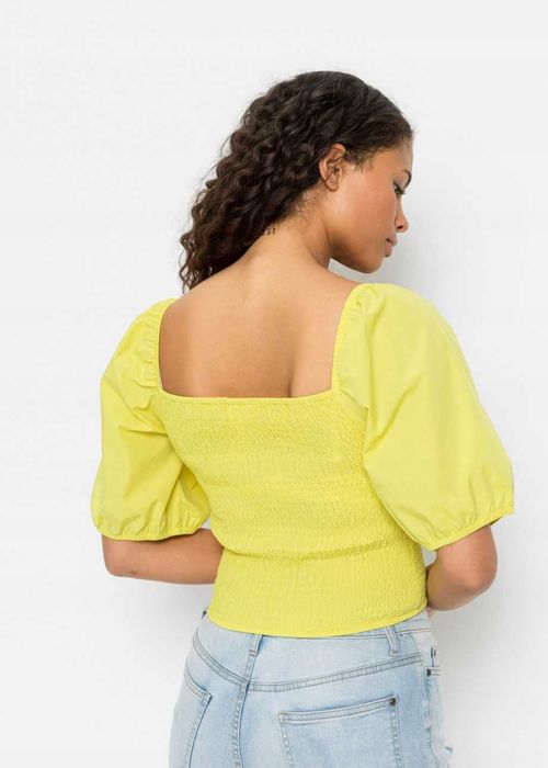 B.P.C krótka bluzka limonka 36.