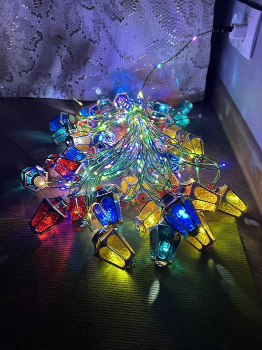 Подарок для девушки. Гирлянда СССР Радуга-1 LED 20м