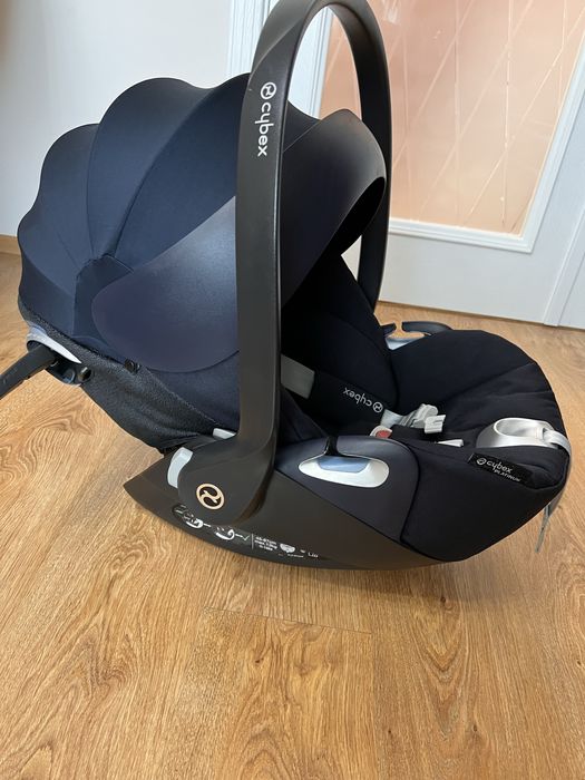 Автокрісло з базою Cybex Cloud Z i-Size Plus Platinum Blue