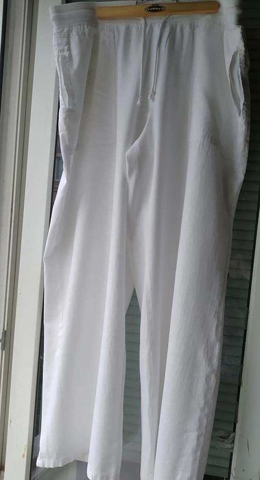 Льняные брюки  разм 16/44  50/52 льон лляны штани