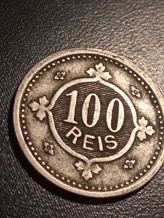 Moeda de 100 reis - Tostão - Portugal 1900 - Soberba