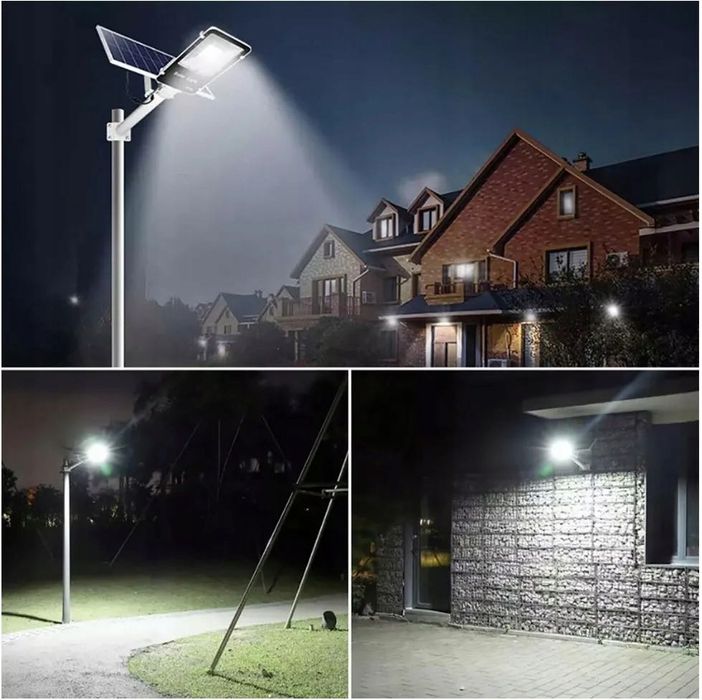 LAMPA SOLARNA 6000W Mocna Uliczna Latarnia NA SŁUP Ogrodowa LED