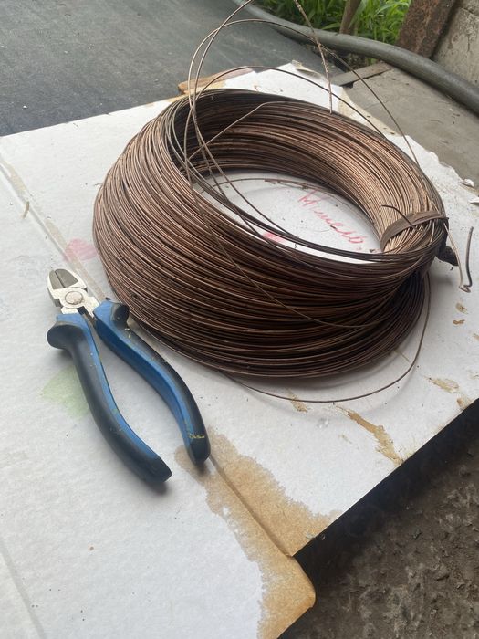 Проволока вязальная обмедненная