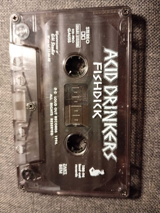 Acid Drinkers - Fishdick - oryginalne wydanie (czerwony błyszczący znak wydawnictwa na pudełku)