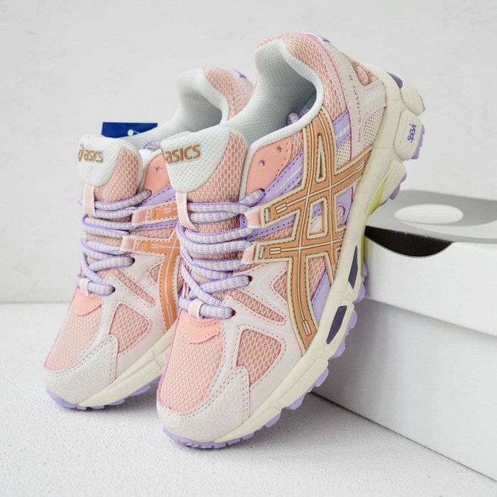 Asics gel-kahana 8 Beige Pink бежеві з пудровим кросівки жіночі асікс асикс кроссовки кросовки