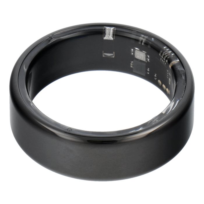 Smart Ring R11M- inteligentny pierścień ze stali ze stacją ładującą rozmiar 8 (18,1mm) czarny