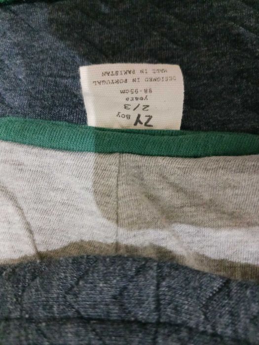 Casaco para criança - 2 a 3 anos