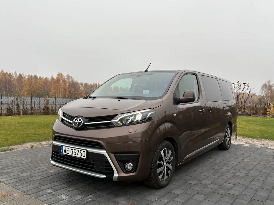 Toyota Proace Verso VIP Long 7 miejsc Webasto, Hak, Wygłuszenie, Panorama, Serwis ASO