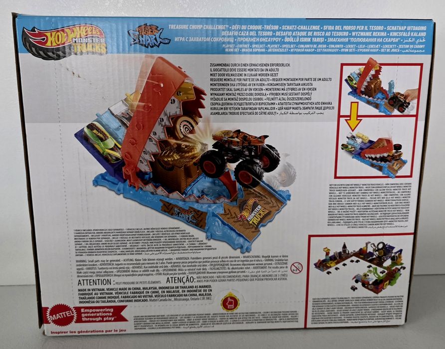 Ігровий набір Хот Вілс Монстер Тракс Полювання за скарбами Hot Wheels