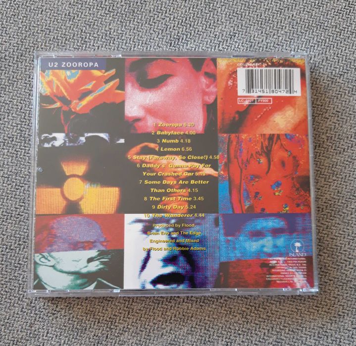 CD de música "Zooropa" dos U2