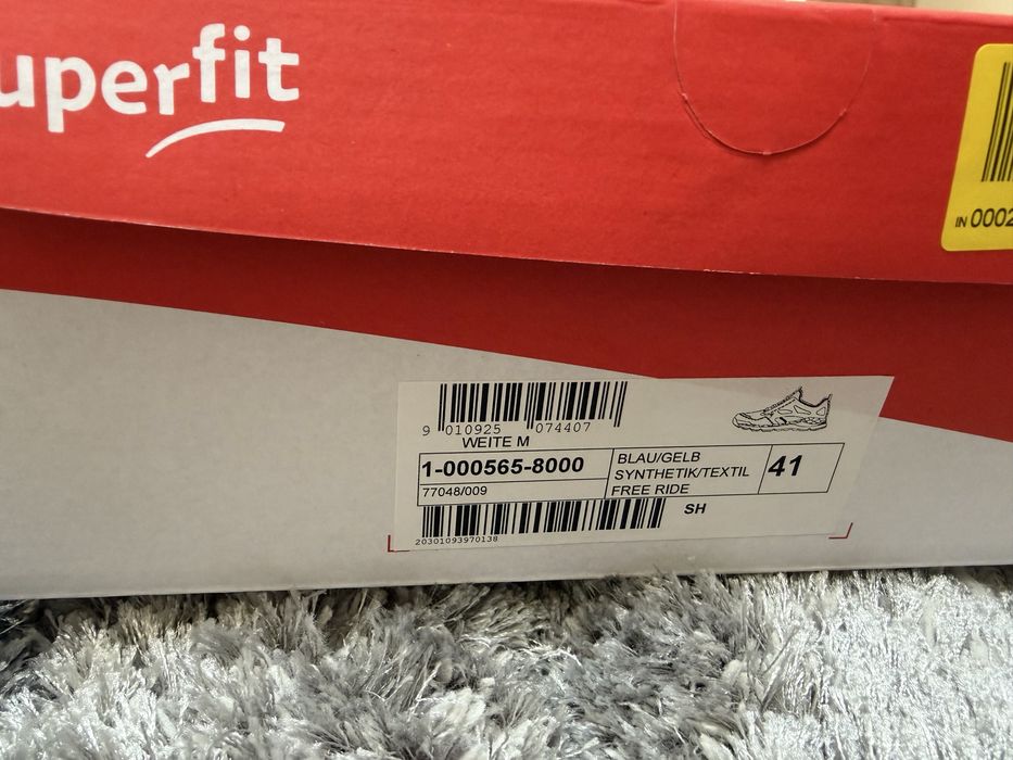 Nowe buty Superfit Free ride 41 sneakersy