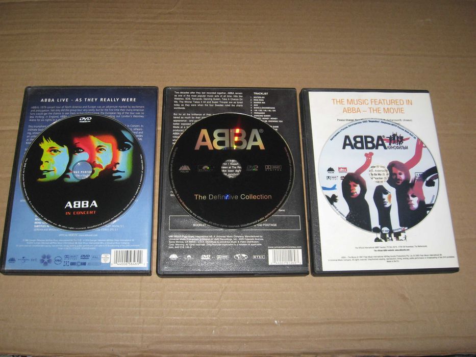 DVD коллекция группа ABBA,BONEY M,C.C.CATCH, DISCO 80,90 ( музыка