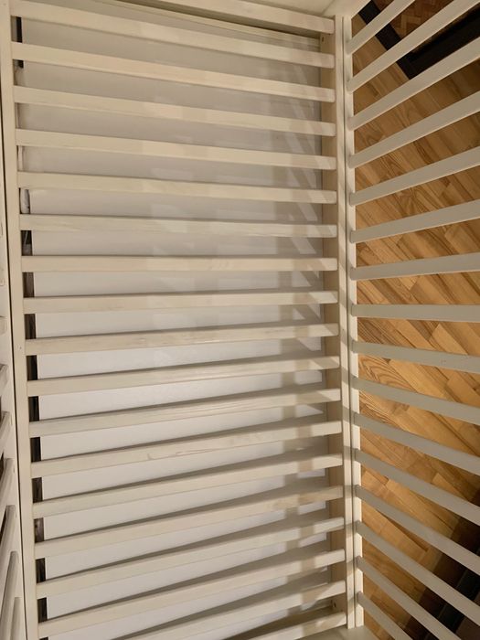 Łóżeczko niemowlęce Woodies z materacem