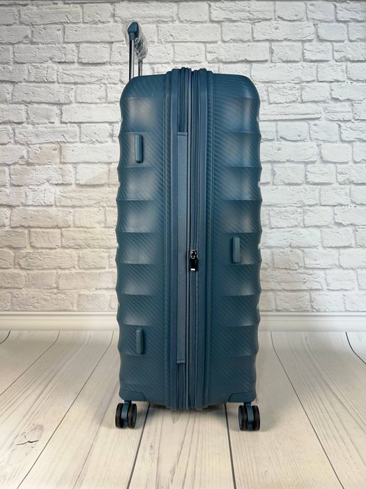 Валіза велика 4 колеса 242B/L синя Airtex (Франція