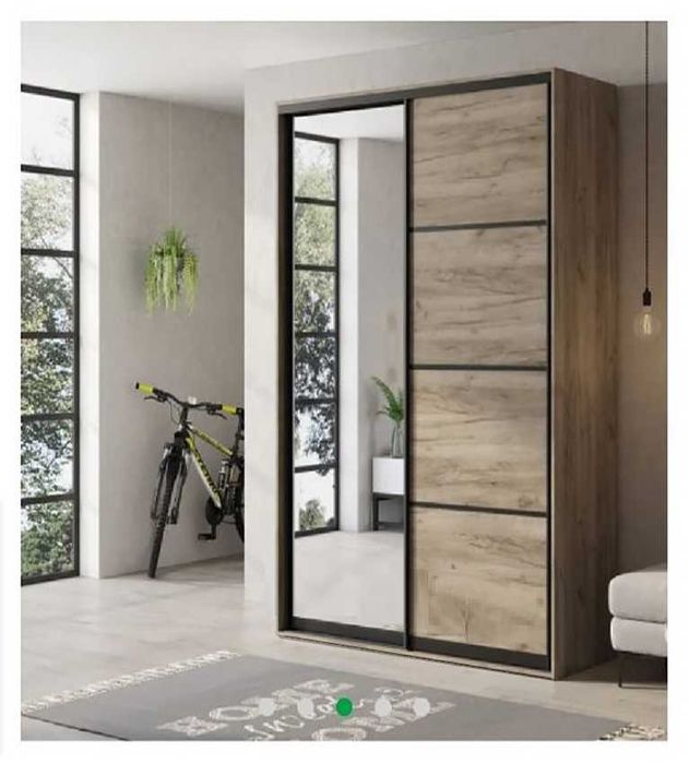 Шкаф купе 120х60х240h, Стандарт, 2 зеркала.