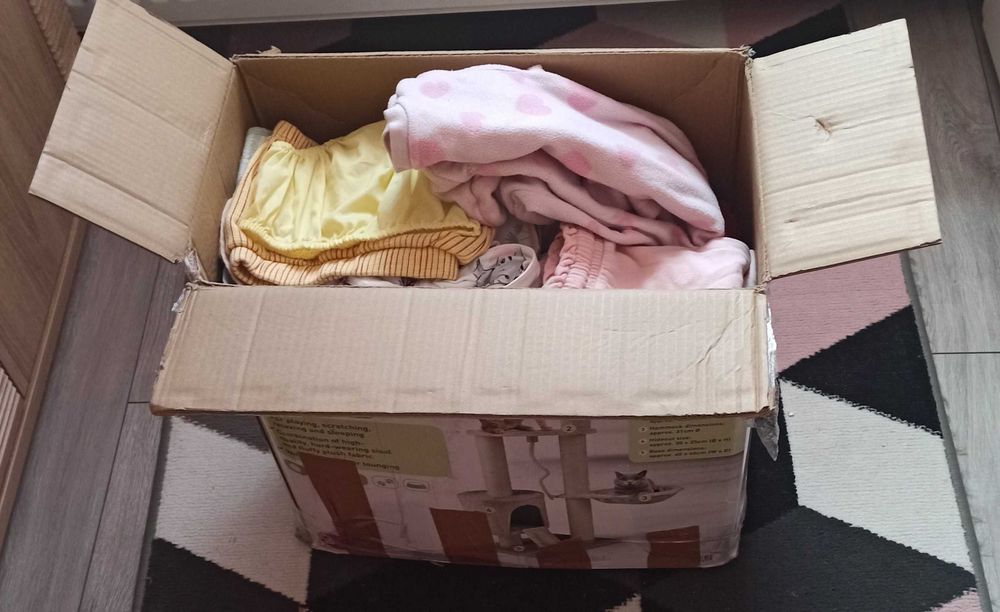 Paka ubranek dla dziewczynki rozm 68/74