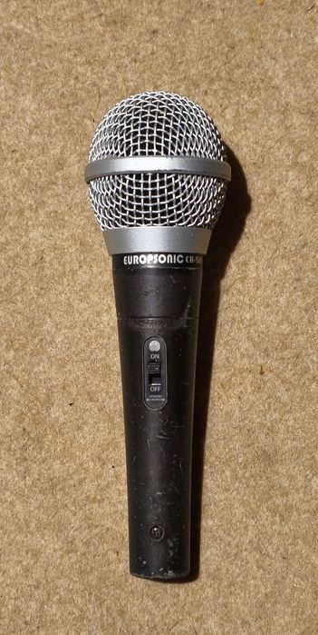 Lote de 5 microfones dinâmicos
